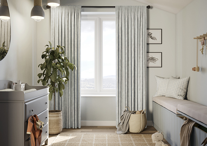 Laura Ashley Whinfell, Silver - Made to Measure Curtains - Image 3